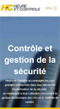 Mobile Screenshot of heureetcontrole.fr